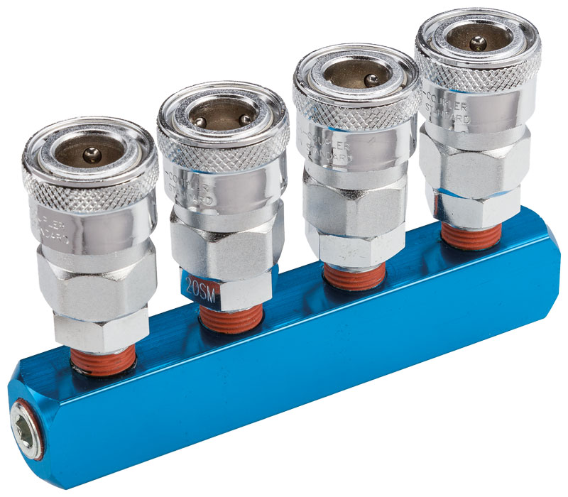 4 Way In-Line Quick Coupler
